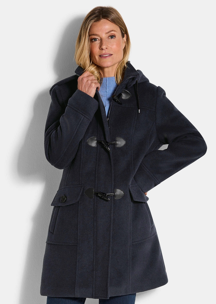Dufflecoat mit Kapuze