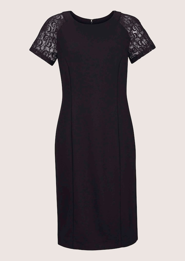 Jersey-Kleid mit Spitze 5