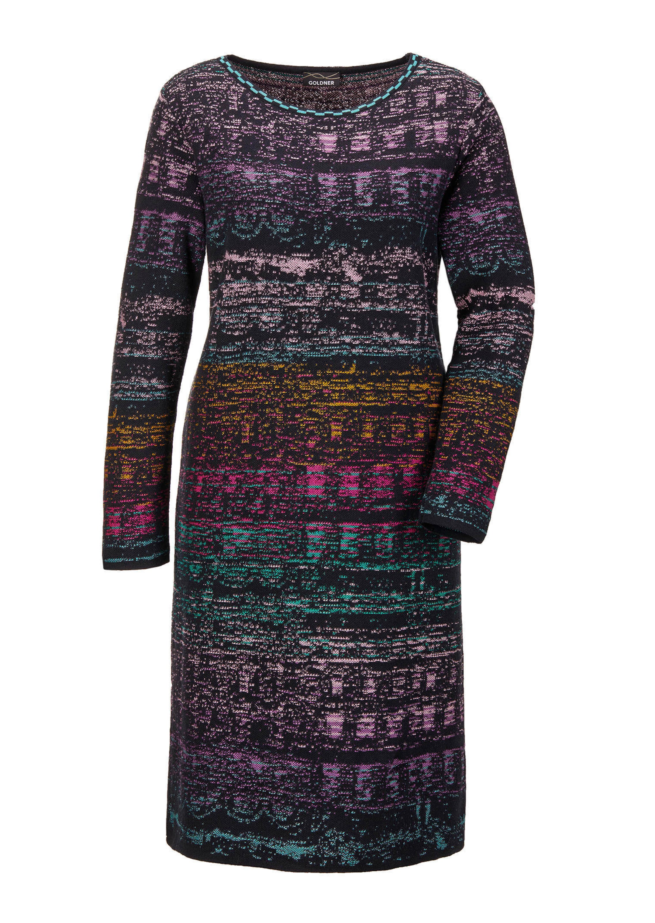 Strickkleid mit Allover-Jacquardmuster
