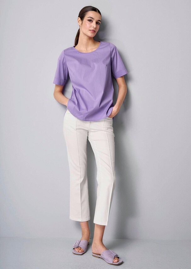 Bluse in sportlicher Popelinequalität 3