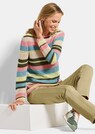 Ringelpullover mit Lochmuster thumbnail 4