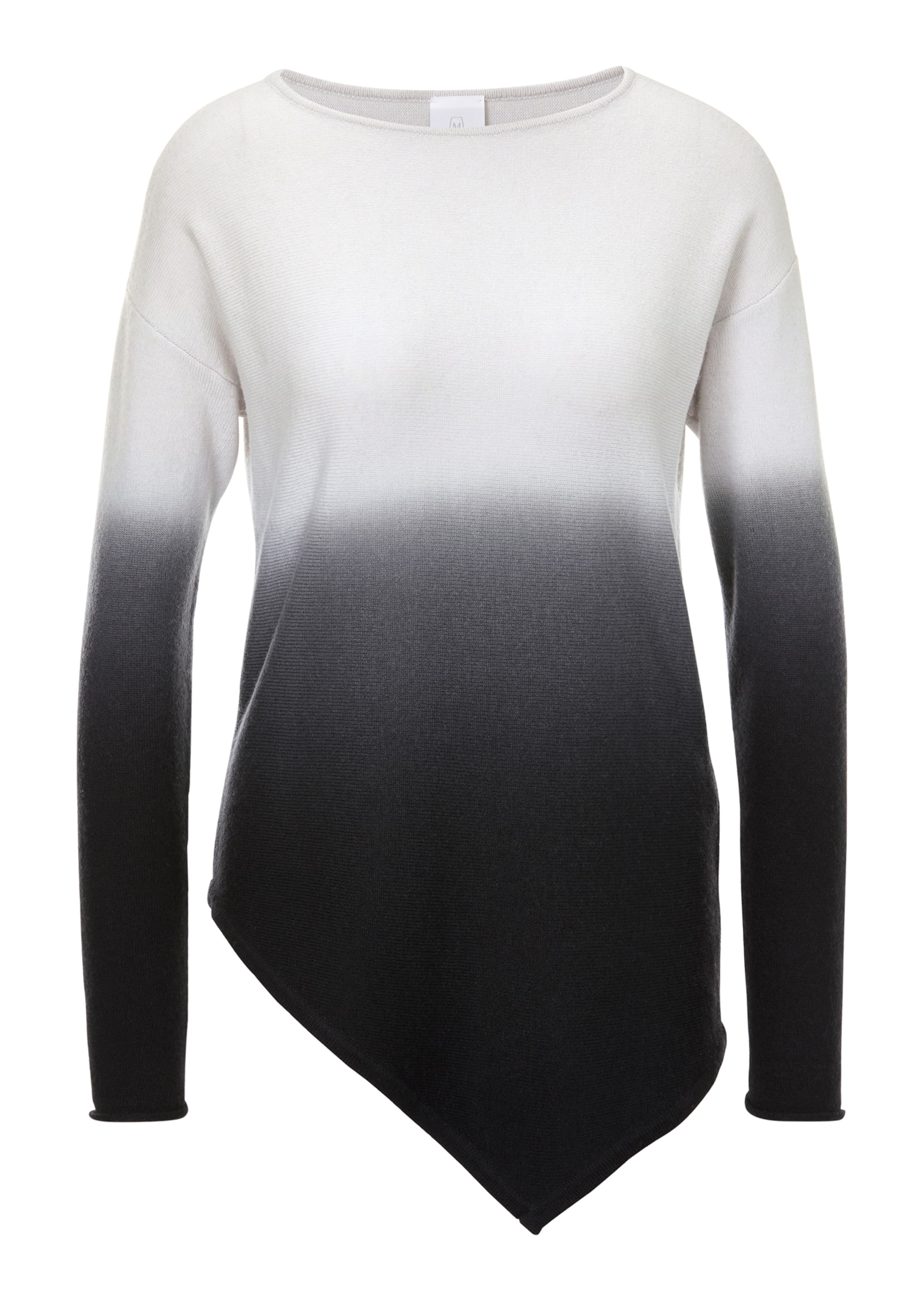 Feinstrick-Pullover mit asymmetrischem Saum