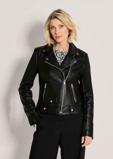 Biker-Jacke aus Lammnappaleder thumbnail 1