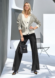 Strickjacke mit Jacquard-Muster thumbnail 7