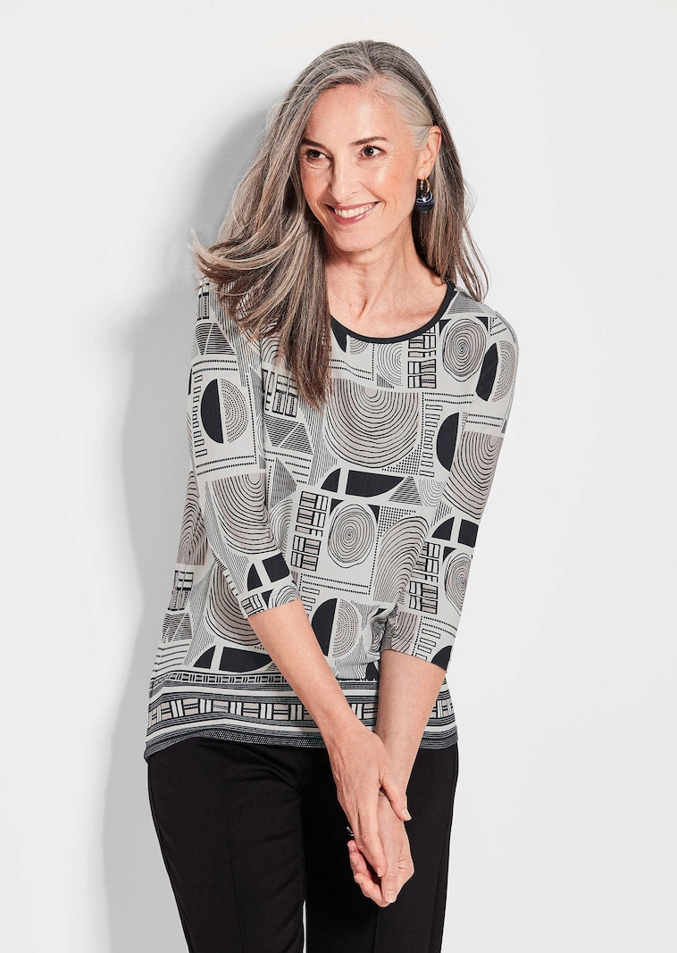 Printshirt mit Alloverdruck