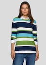 Strickpullover mit Blockstreifen thumbnail 1