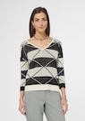 Jacquard-Pullover aus Schurwolle thumbnail 1