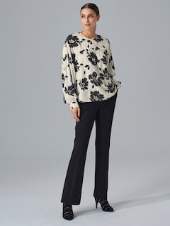 Bluse in modischen Allover Floral thumbnail 6