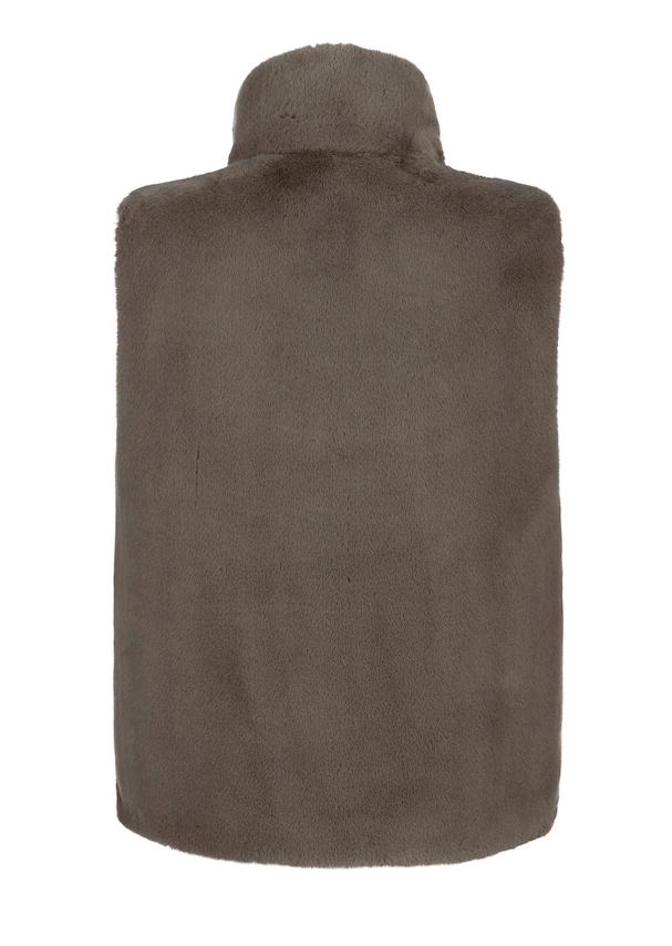 Weste aus Fellimitat 6