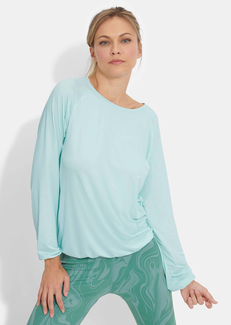 Leichtes Funktionsshirt mit langen Ärmeln