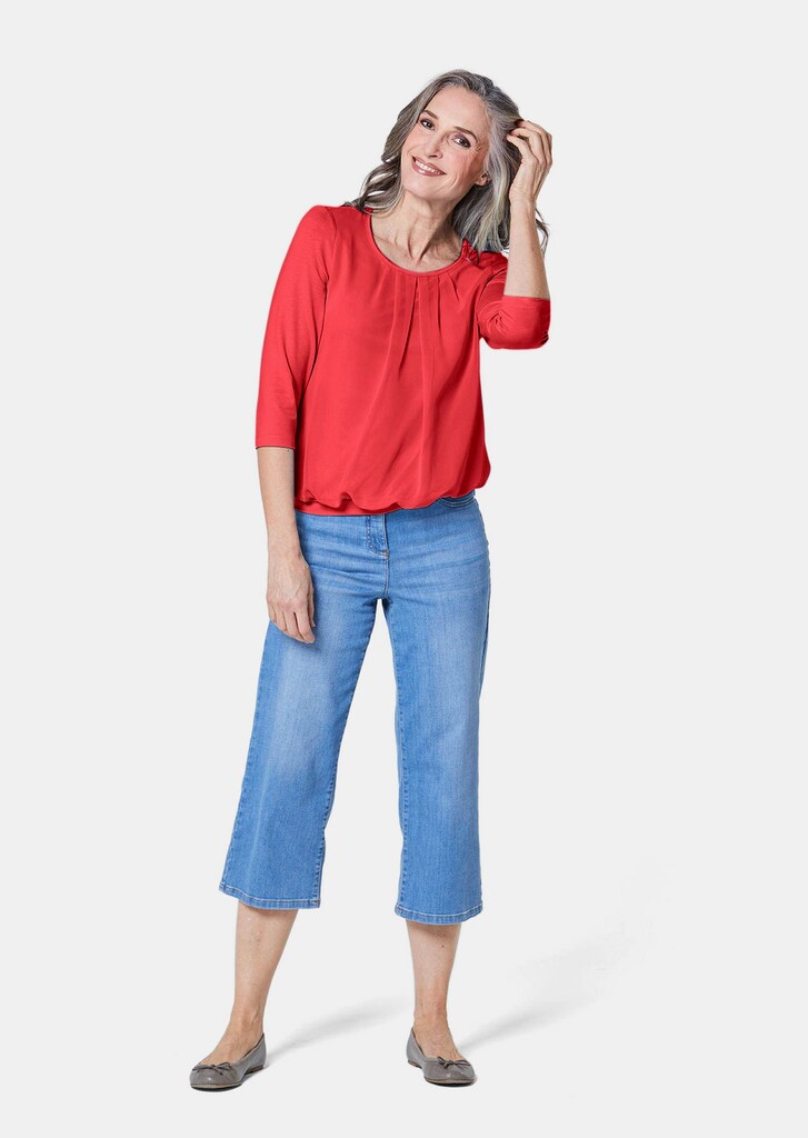 Gepflegtes Shirt in eleganter Blusen-Optik