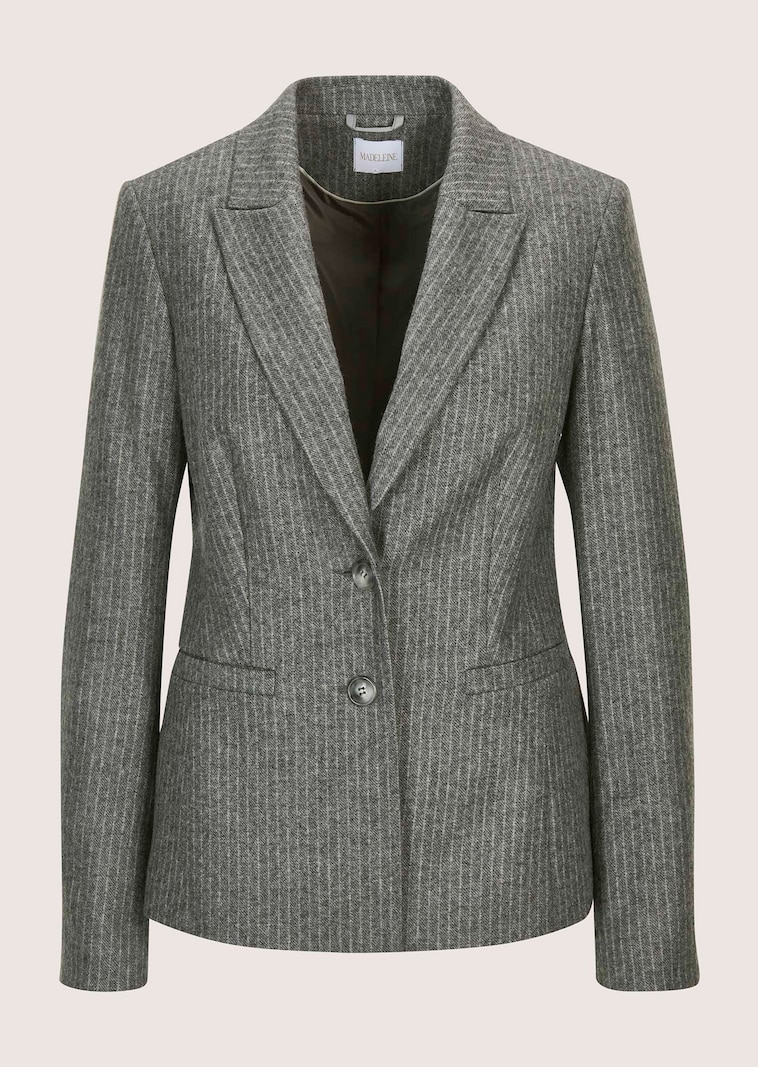 Blazer mit Kreidestreifen