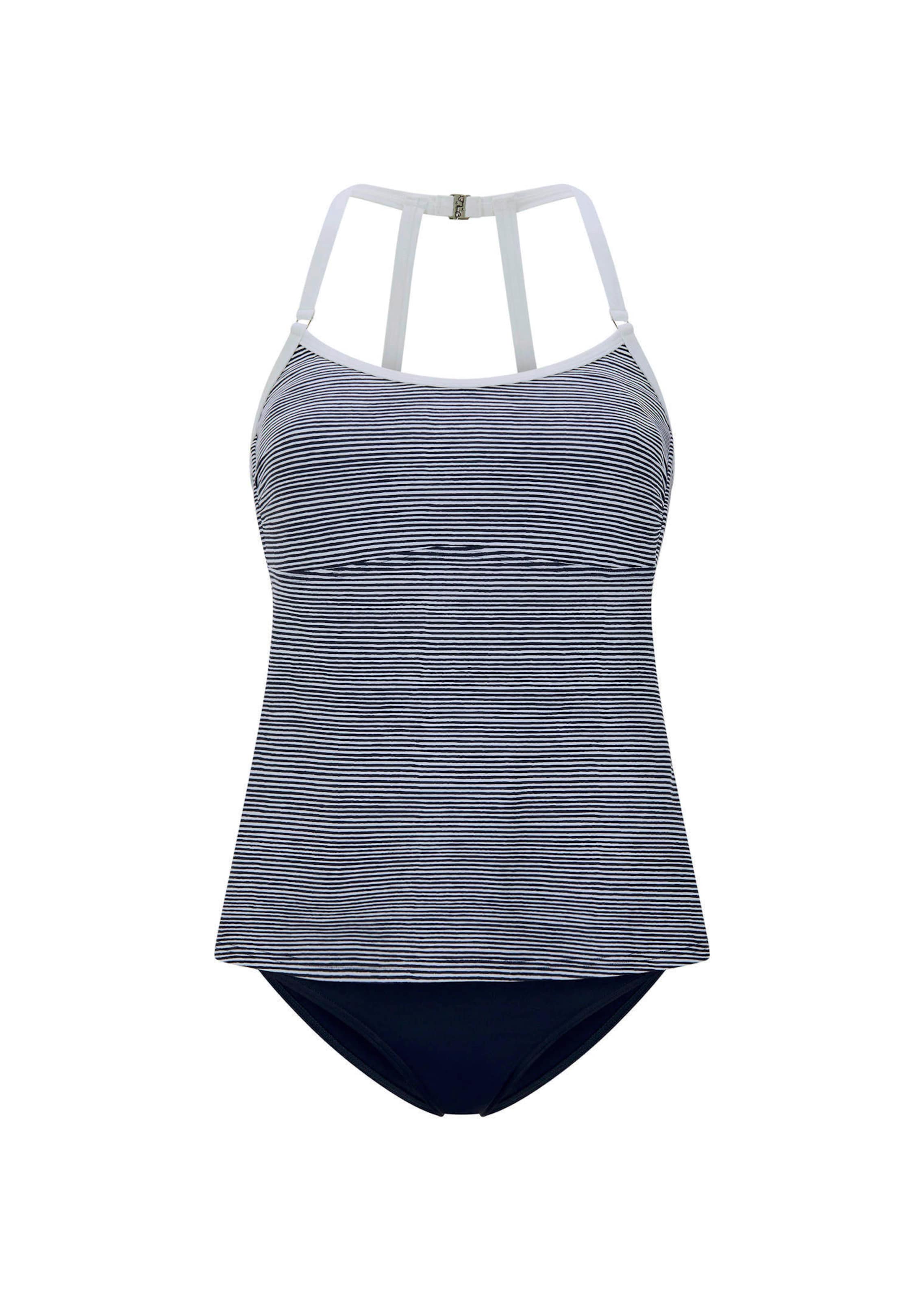 Ensemble tankini marin à rayures