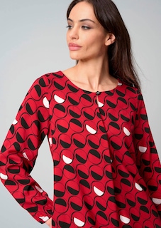 Kleid mit grafischem Dessin thumbnail 7