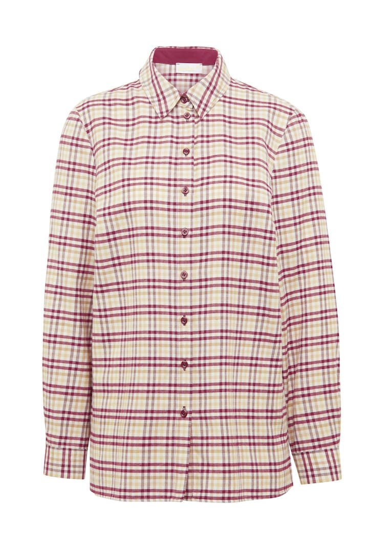 Chemisier à carreaux