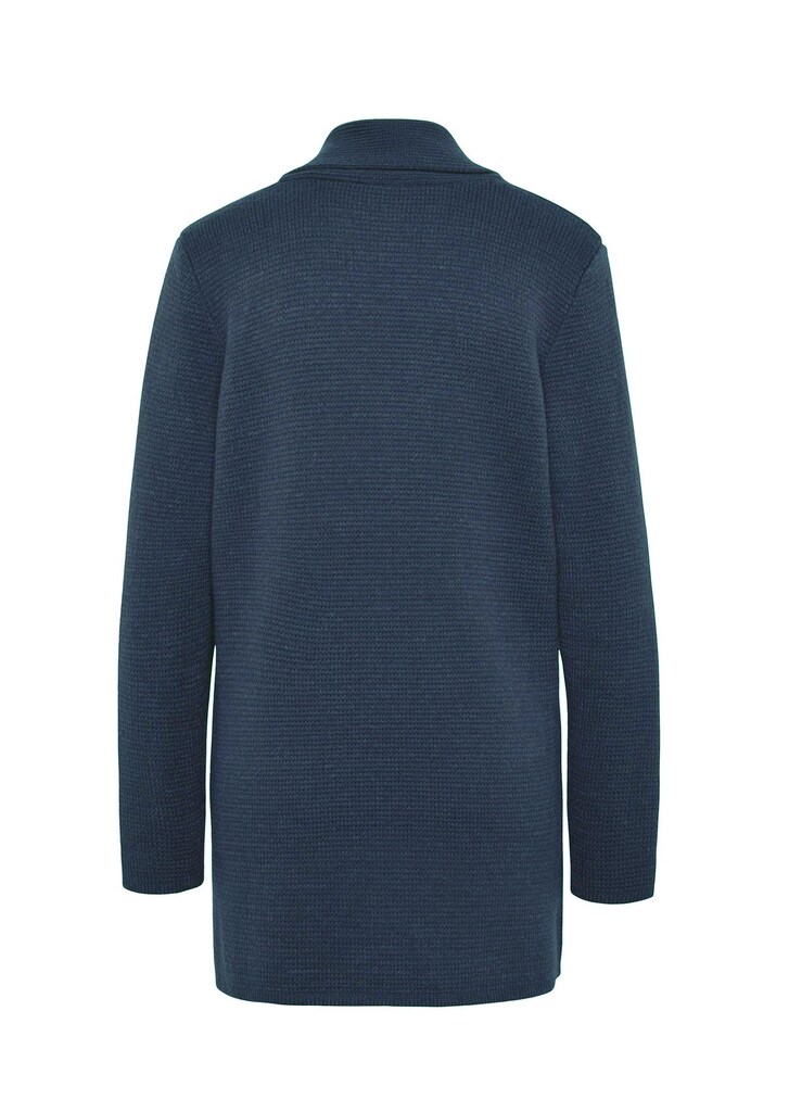 Kuschelweiche Strickjacke in kaschierender Länge