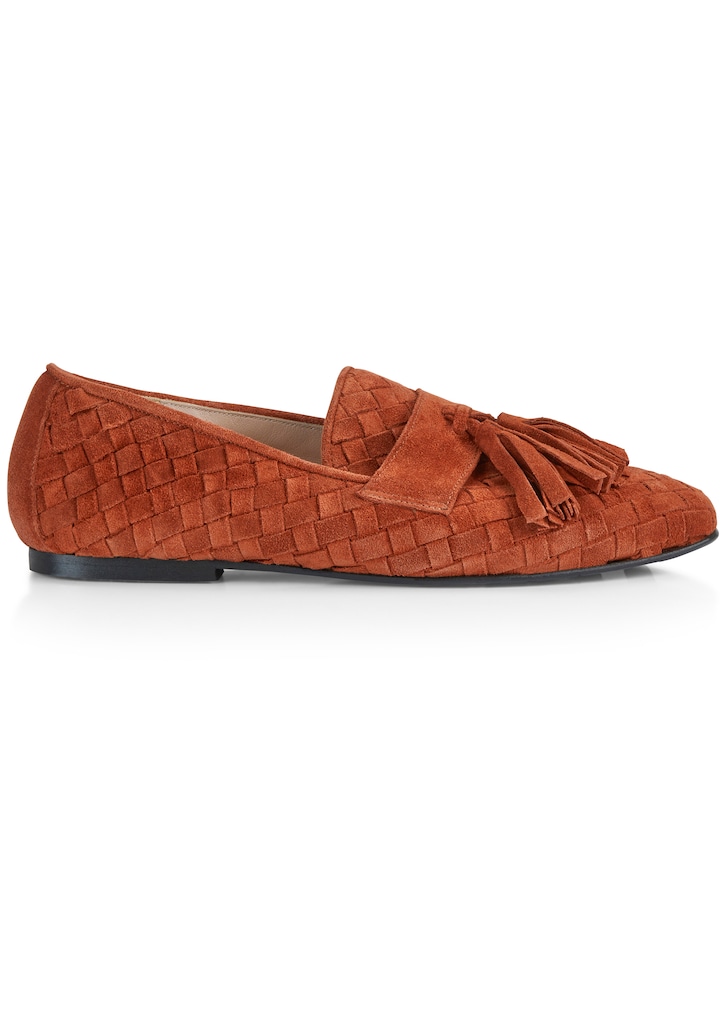 Moccasin in braided suede 3