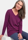 Pullover met een V-hals van COTTAMIRA thumbnail 3