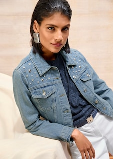 Veste en jean. Pur coton thumbnail 7