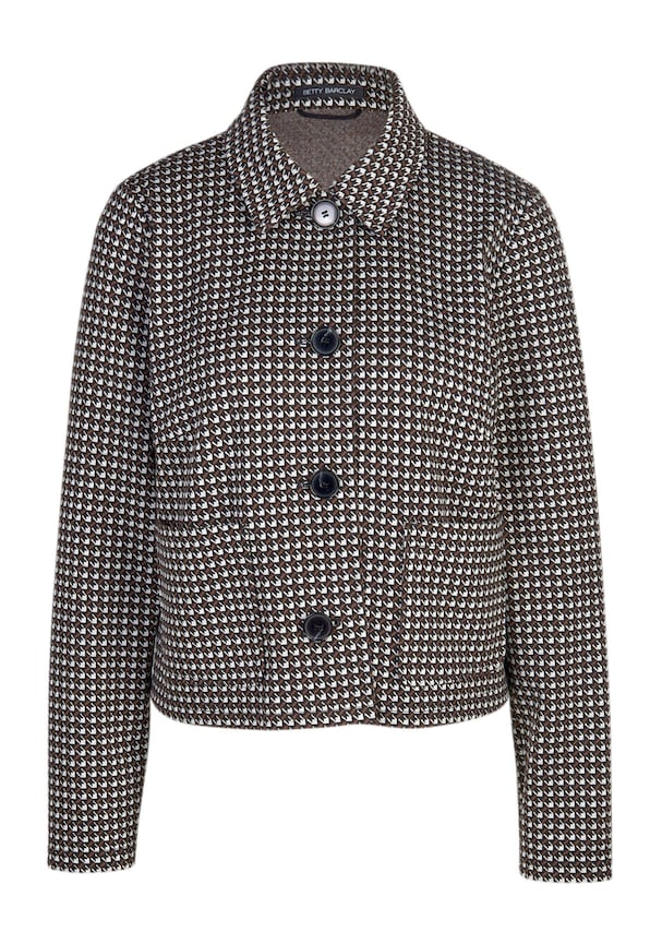 Blazerjacke mit Grafikprint 5
