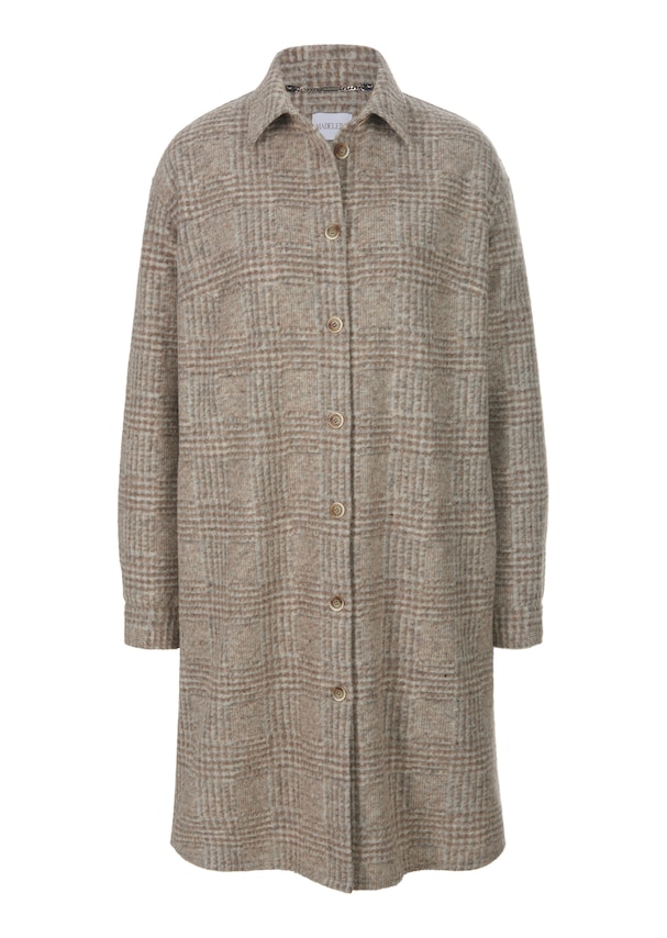 Lange Hemdjacke mit Glencheck-Karo 5