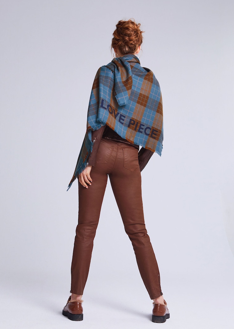 Beschichtete Skinny-Jeans