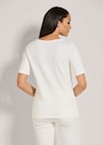 T-shirt with rounded neckline and 1/2-length sleeves thumbnail 3