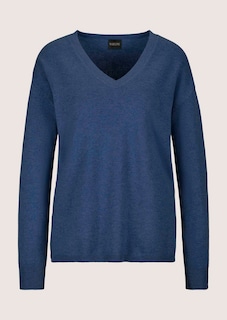 Pull en V en bon cachemire thumbnail 6