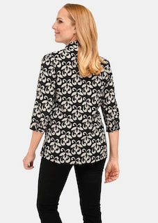 Overhemdblouse met doorlopende knopenlijst thumbnail 2