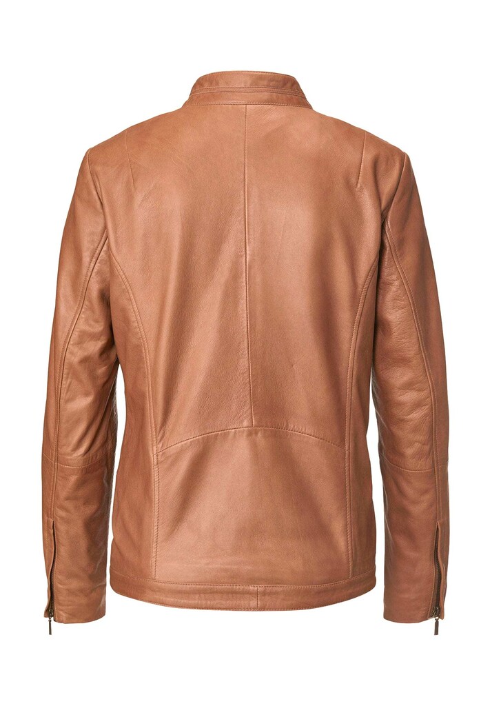 Hochwertige, zeitlose Echt-Lederjacke