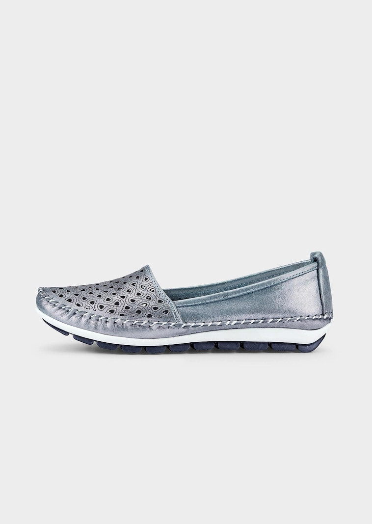 Leren schoenen met uitneembaar voetbed