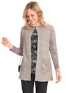 Hochwertiger Cardigan mit aufwendigem Material-Mix thumbnail 1