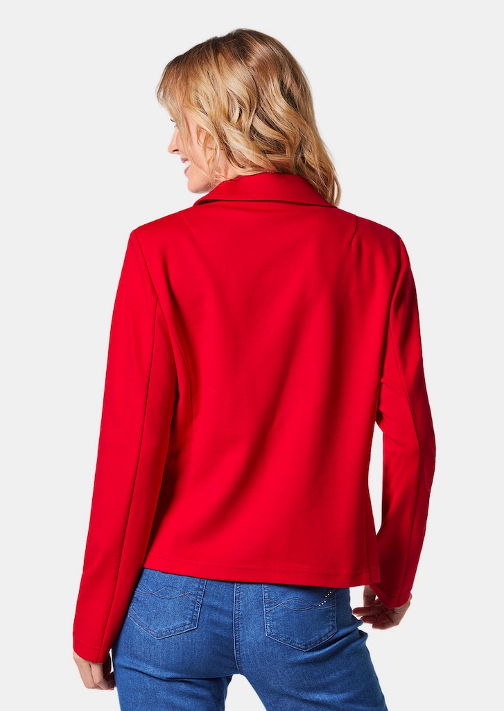 Leichte Jacke in glänzender Optik