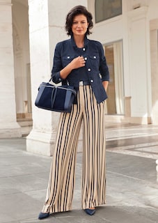 Weite Streifenhose thumbnail 7