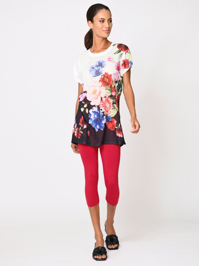 Longshirt aus transparenter Ware 1