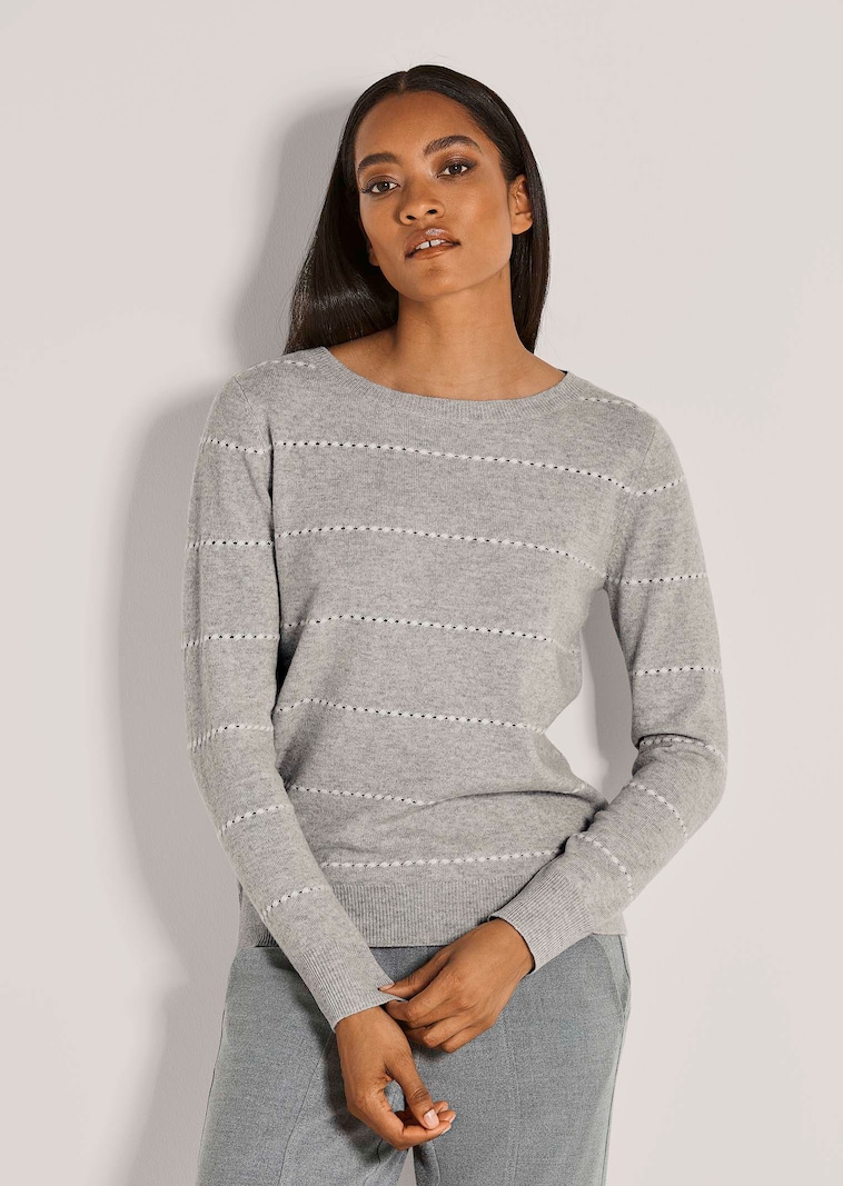 Pullover in edler Wollmischung
