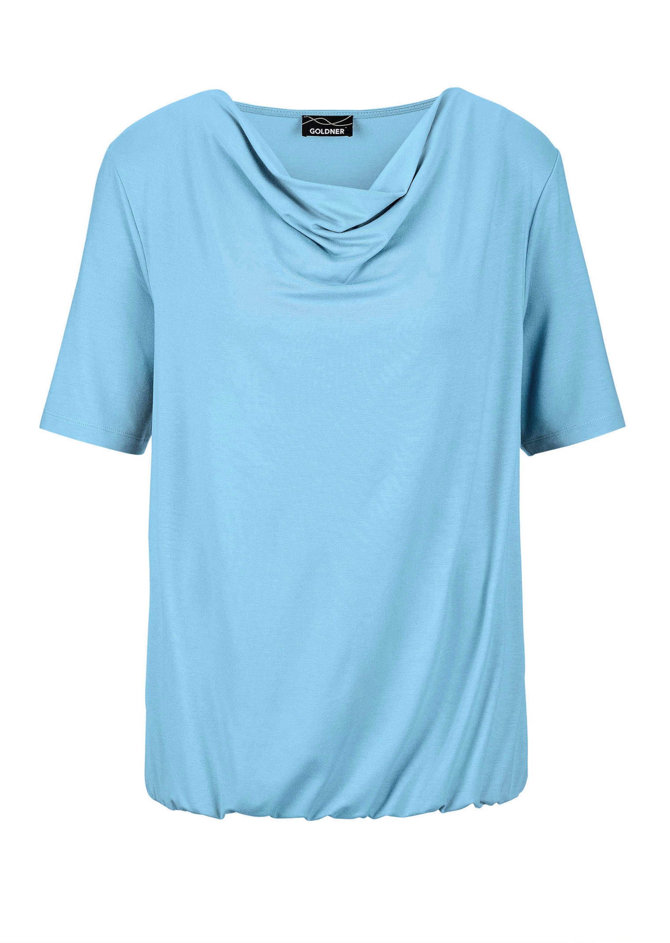 Shirt mit Wasserfallausschnitt