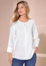Rundhalsbluse aus strukturiertem Viskosemix thumbnail 7