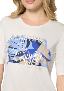 T-shirt en jersey avec imprimé devant thumbnail 4