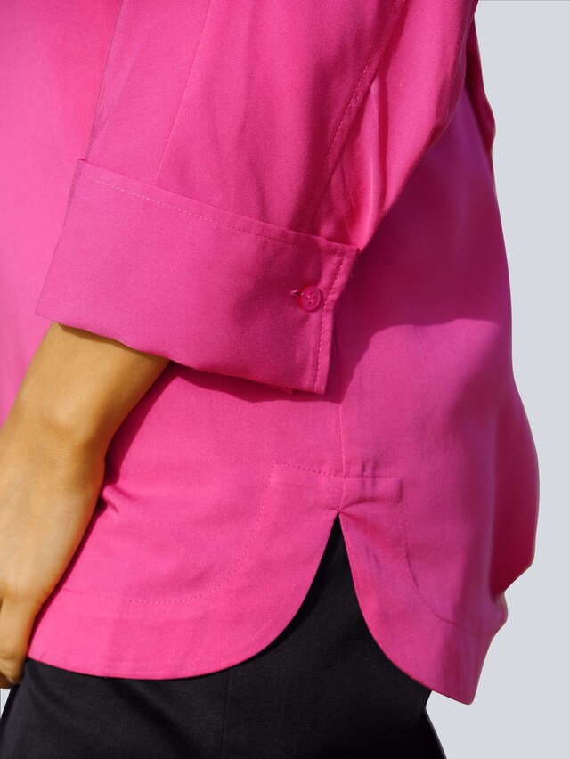 Bluse in knalligem Pink 1