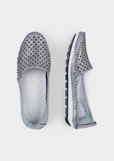 Leder-Slipper mit Wechselfussbett thumbnail 2