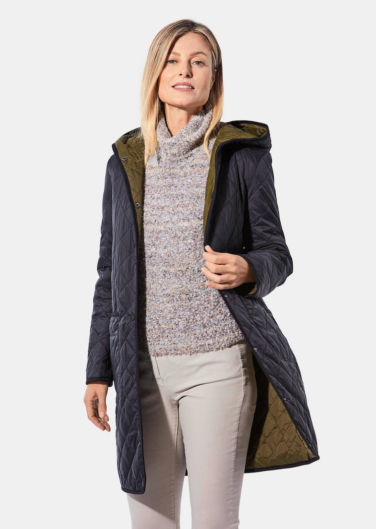 Steppjacke in 2-in-1-Optik