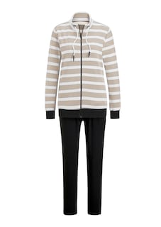 Freizeitanzug mit sportivem Streifenmuster thumbnail 4