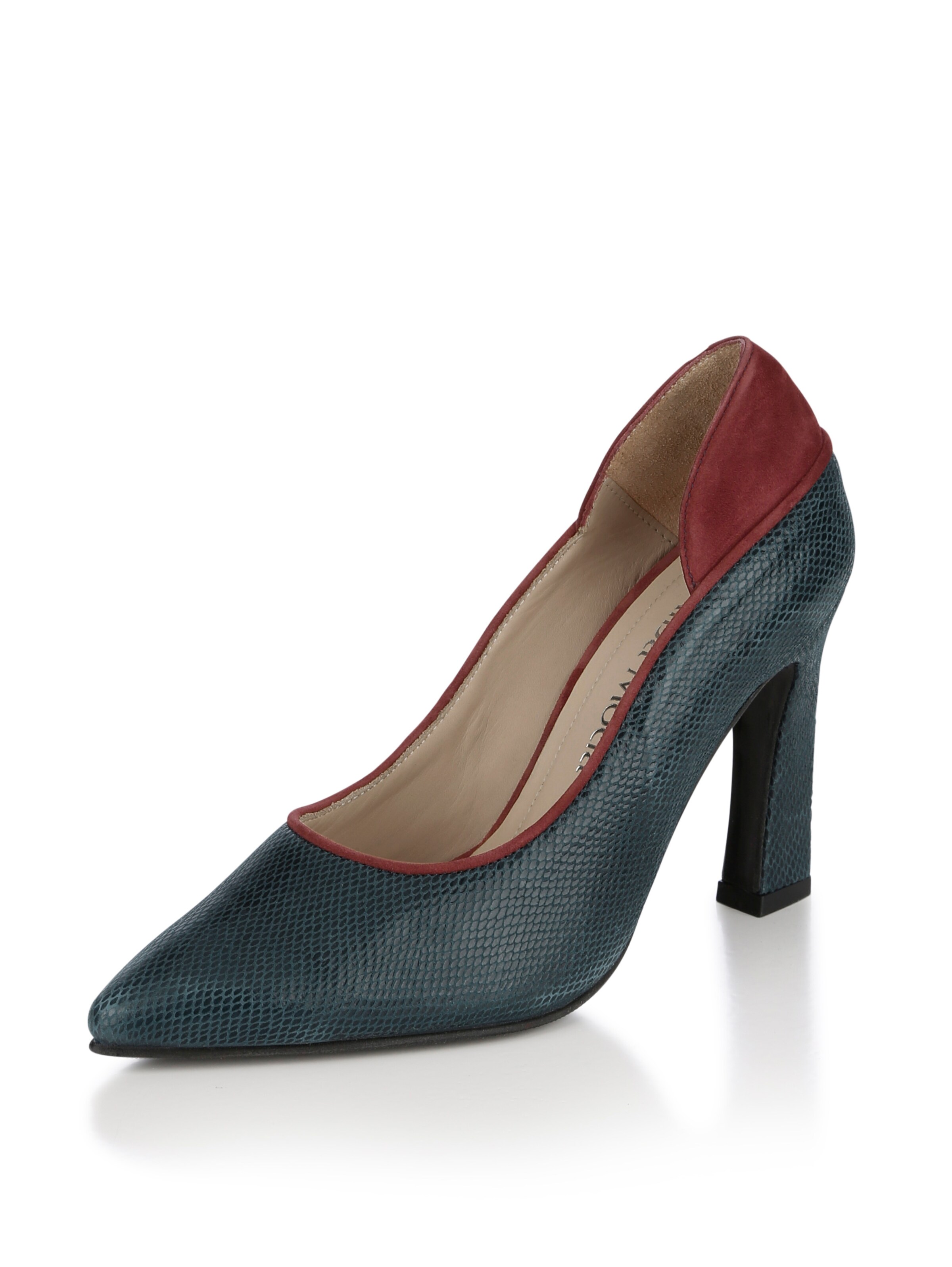 High Heel in modischer Farbkombination