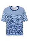 T-shirt rayé à motif marin thumbnail 2
