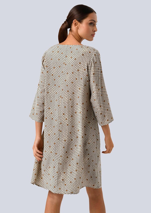 Kleid mit grafischem Druck 2