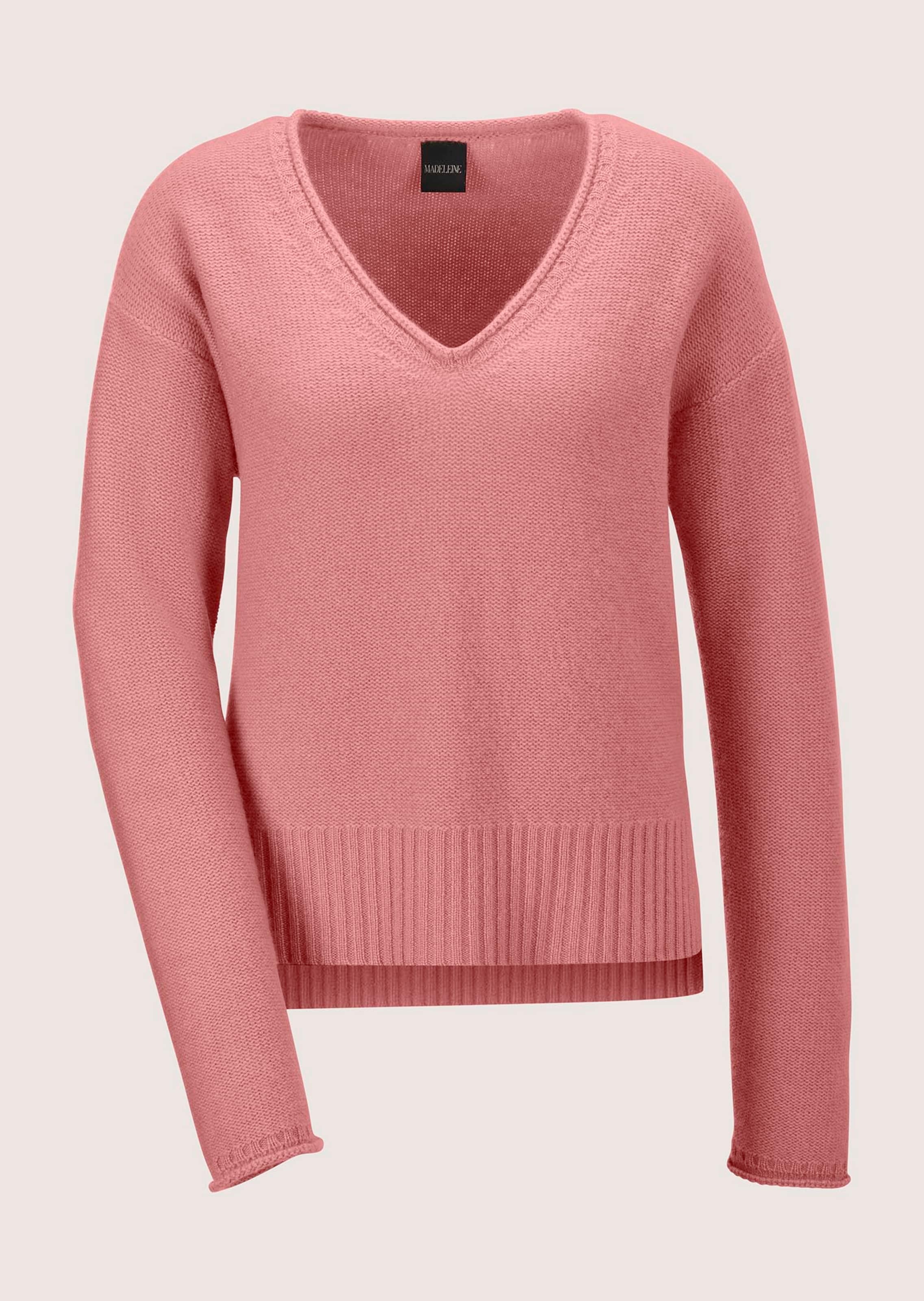 Cashmere jumper in apricot MADELEINE Fashion