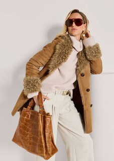 Manteau. Agneau retourné naturel thumbnail 4