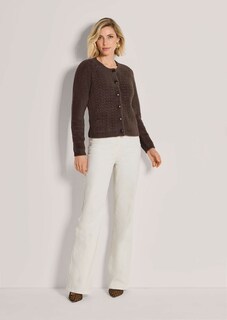 Cardigan moelleux avec structure en nid d'abeille thumbnail 3