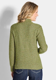 Tricot pullover in bouclé-look thumbnail 3